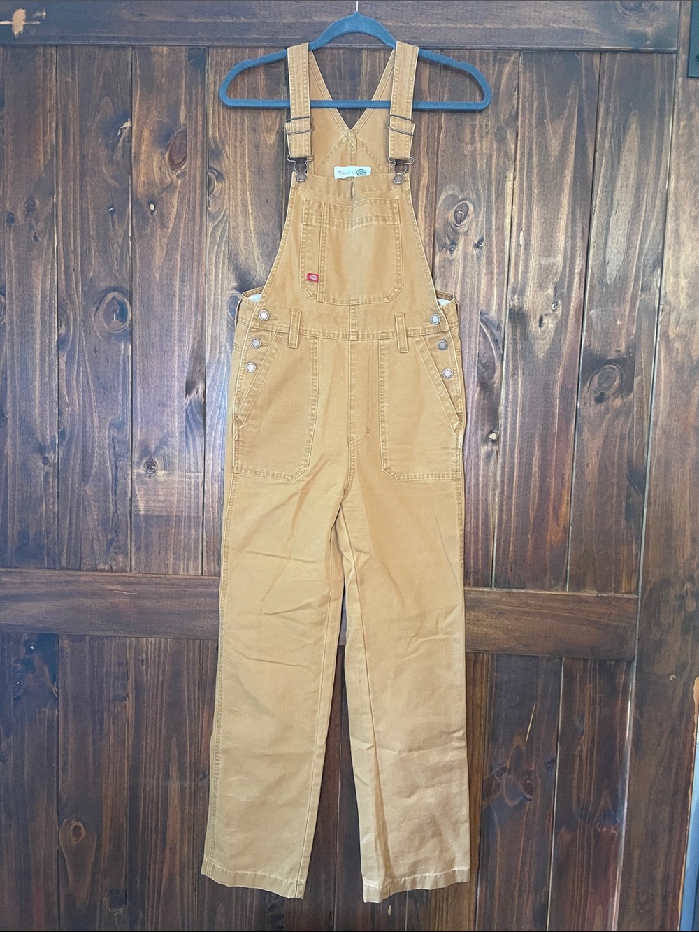 Madewell x Dickies Straight-leg Workwear Overalls Burnt Sienna SzXS